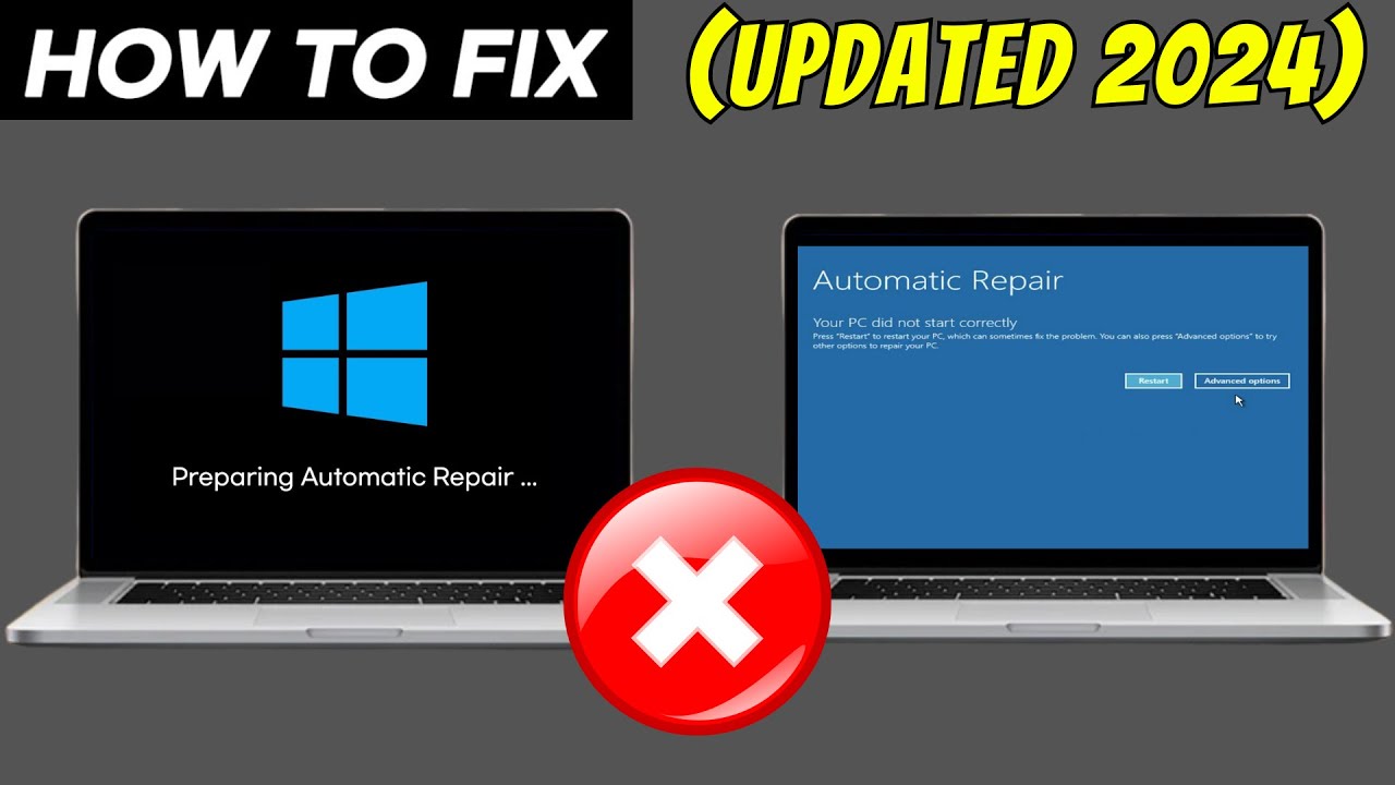 How To Fix Preparing Automatic Repair Loop In Windows Stuck