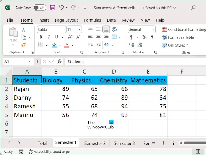 Sample data 2