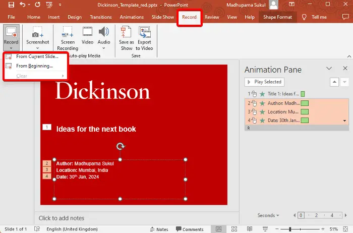 Animations not working in PowerPoint on Windows