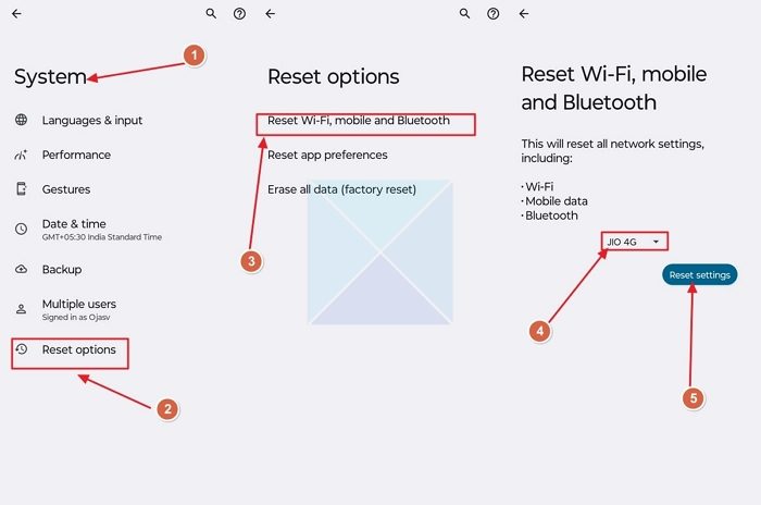 Reset Network On Android