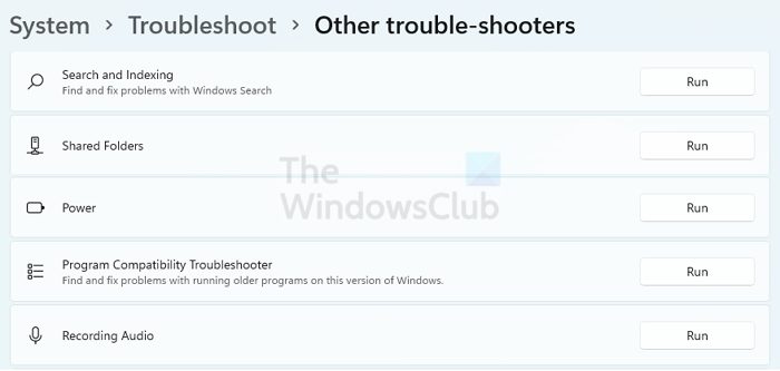 Search and Indexing Troubleshooter