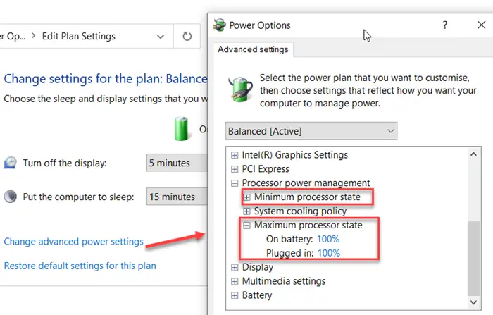 Change Processor Power State