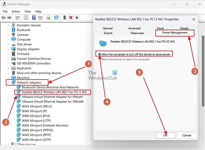 Turn Off Power Management For Wifi Adapter