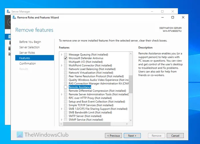 How to enable, disable, set up and use Remote Assistance in Windows Server 2022